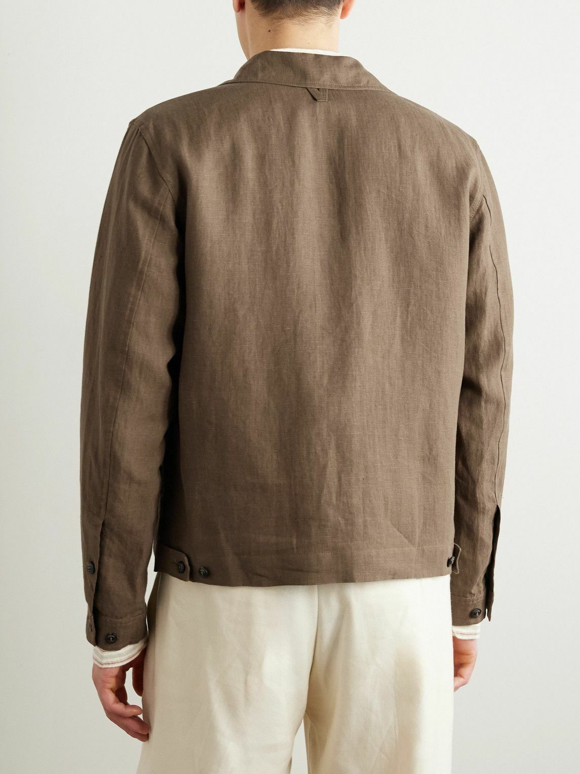 Valstar - Miyagi Convertible-Collar Cotton Overshirt - Brown