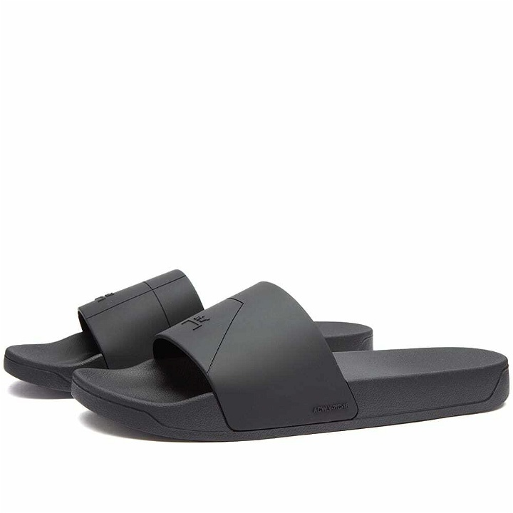 Photo: A-COLD-WALL* Men's Essential Pool Slide in Black