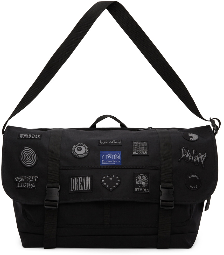 Études Black Manhattan Portage Edition Bike Messenger Bag Etudes