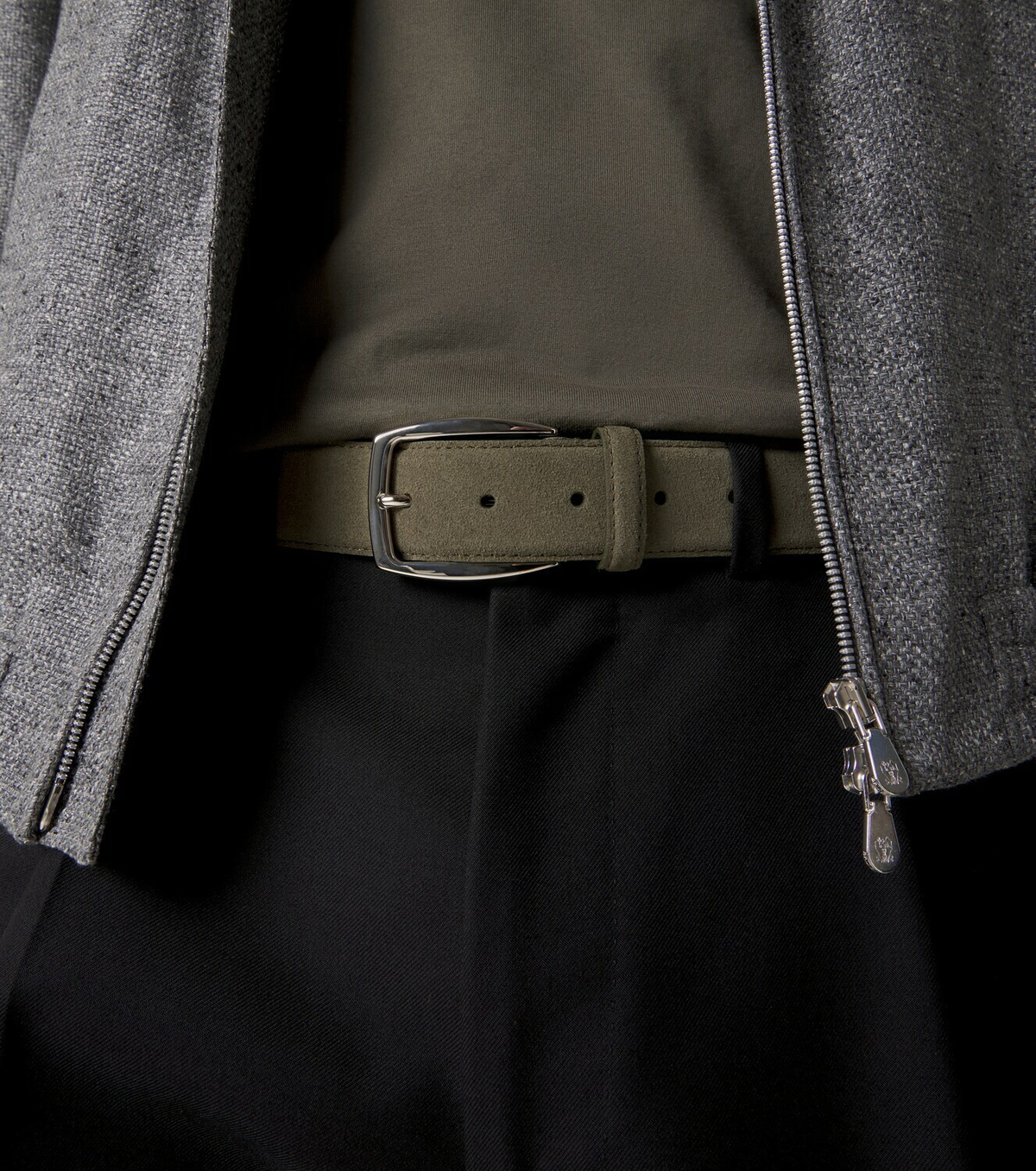 Brioni Suede belt