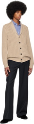 Massimo Alba Beige Steve Cardigan