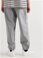Comme des Garçons HOMME - Tapered Logo-Print Cotton-Jersey Sweatpants - Gray