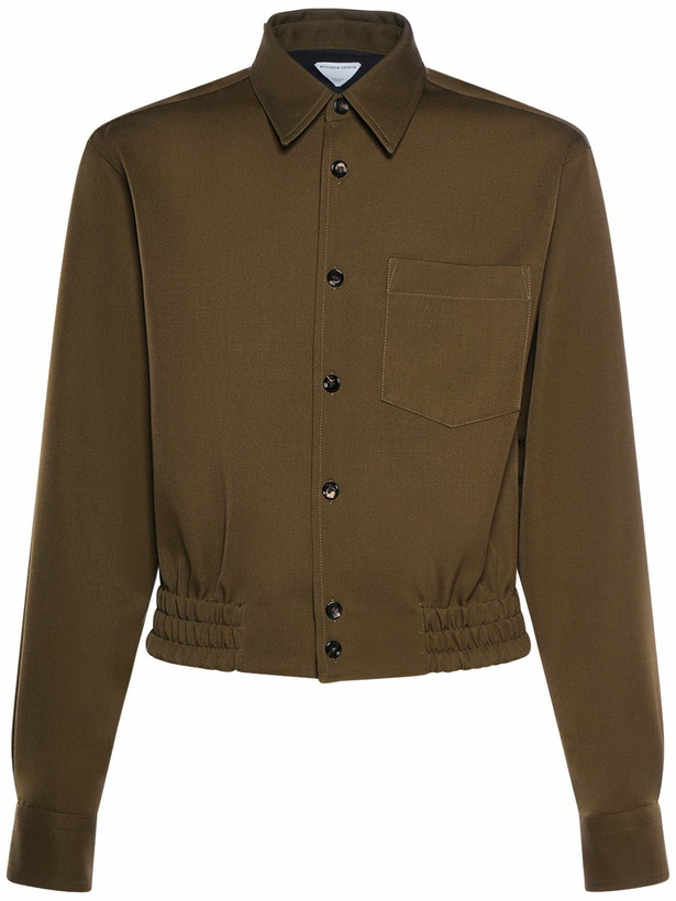 Photo: BOTTEGA VENETA Slim Wool Casual Jacket