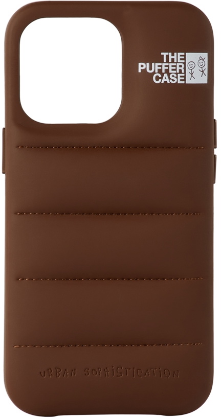 Photo: Urban Sophistication Brown 'The Puffer' iPhone 13 Pro Case