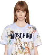 Moschino Gold Hand Mirror Clip-On Earrings