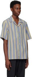 Paul Smith Blue & Beige Striped Shirt