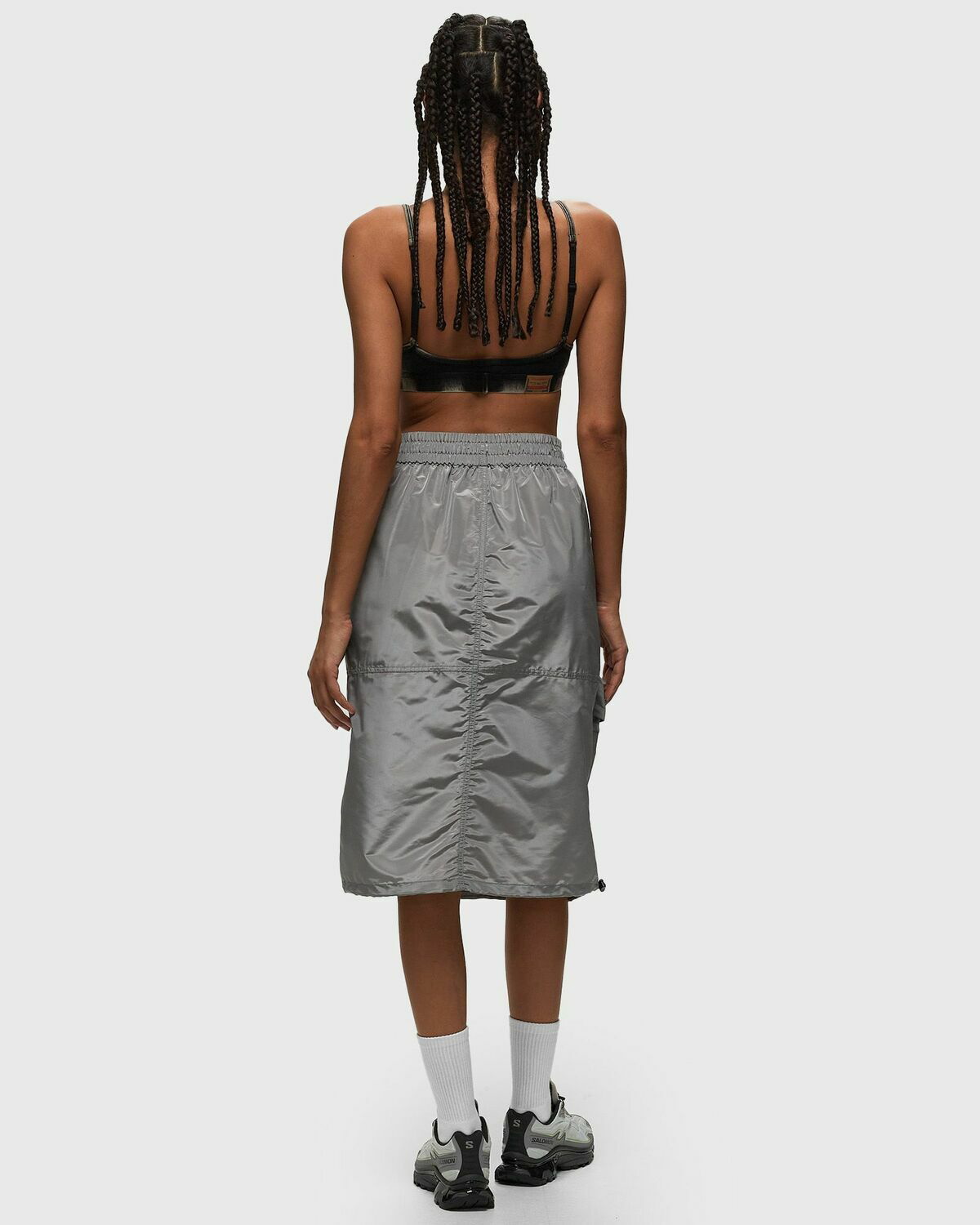 ◆DIESEL◆ O Windy Skirt Gray A128910AKAR9BX A128910AKAR9BXS Diesel O Windy Grey Skirts Diesel