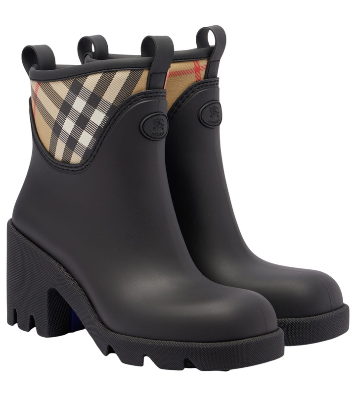 Photo: Burberry Burberry Check rainboots