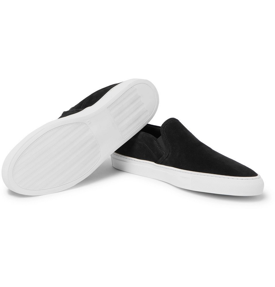 Common Projects - Suede Slip-On Sneakers - Men - Black