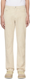 A.P.C. Off-White Standard Trousers