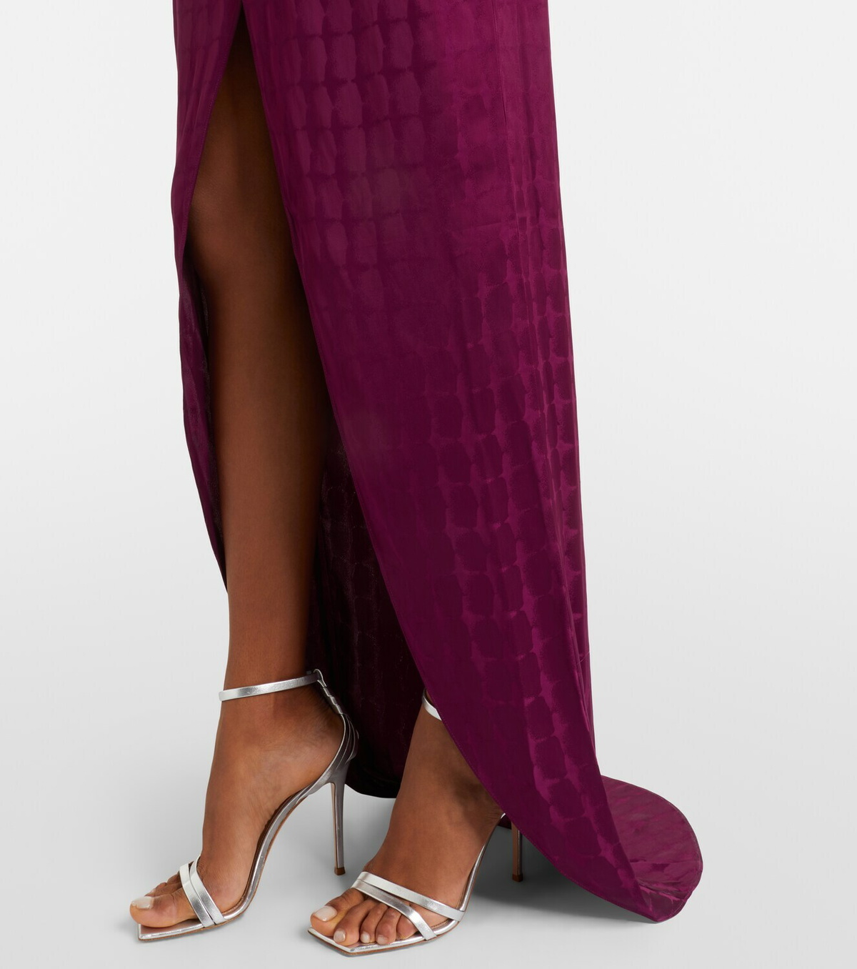 Taller Marmo Dunaway belted crêpe cady wrap dress