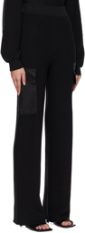 REMAIN Birger Christensen Black Straight Lounge Pants