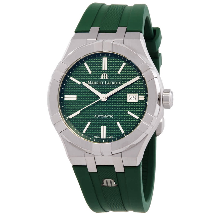 Photo: Maurice Lacroix Aikon Automatic Green Dial Mens Watch AI6008-SS000-630-5