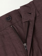 Onia - Straight-Leg Linen-Blend Trousers - Brown