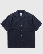 Norse Projects Carsten Tencel Shirt Blue - Mens - Shortsleeves