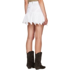 Isabel Marant Etoile White Daneen Miniskirt