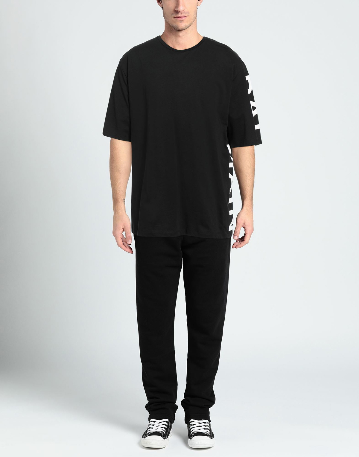 Balmain Mens T-shirt in Black