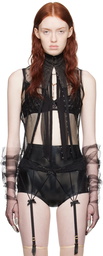 Dilara Findikoglu Black Hard Candy Tank Top