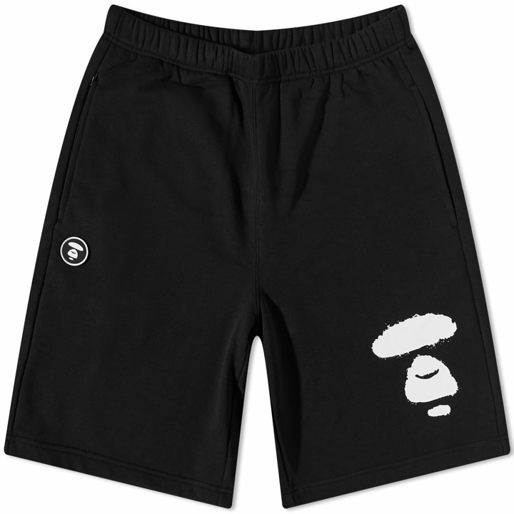 Photo: Men's AAPE Dope Sweat Short in Black