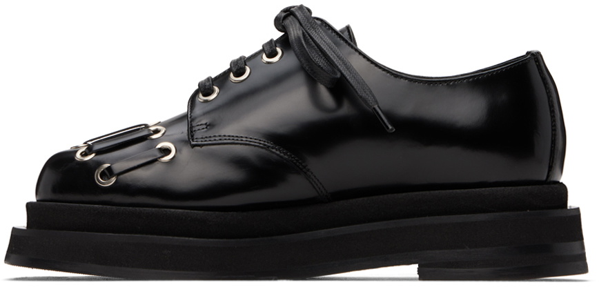 Simone Rocha Black Heart Toe Platform Grommet Brogues Simone Rocha