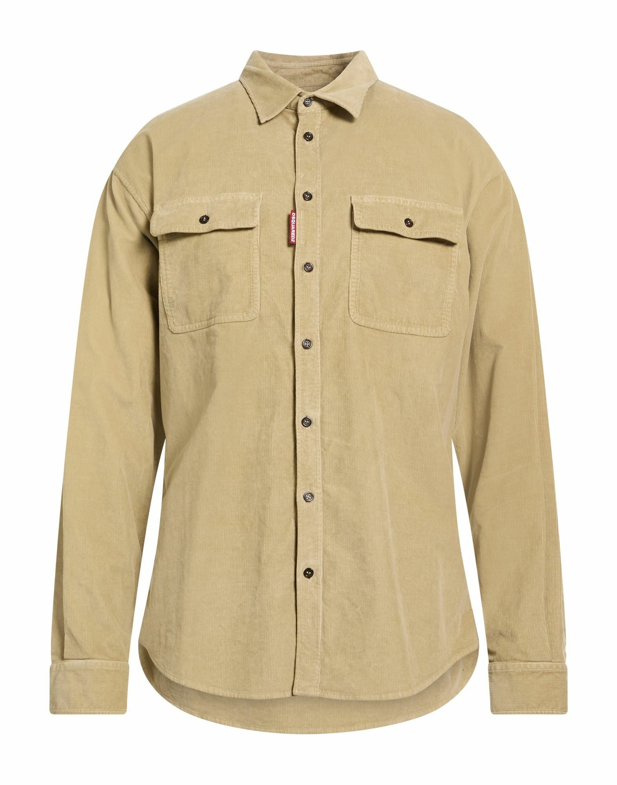 Dsquared2 Mens Shirt Khaki