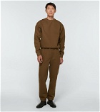 Lemaire - Cotton and wool fleece sweatpants