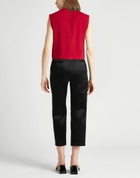 Theory Womens Tailored Vest in Tomato red