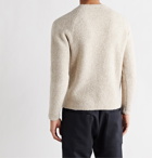 Barena - Golena Mélange Brushed Wool-Blend Sweater - Neutrals