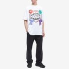 Acne Studios Men's Enriko Flower Logo T-Shirt in Optic White