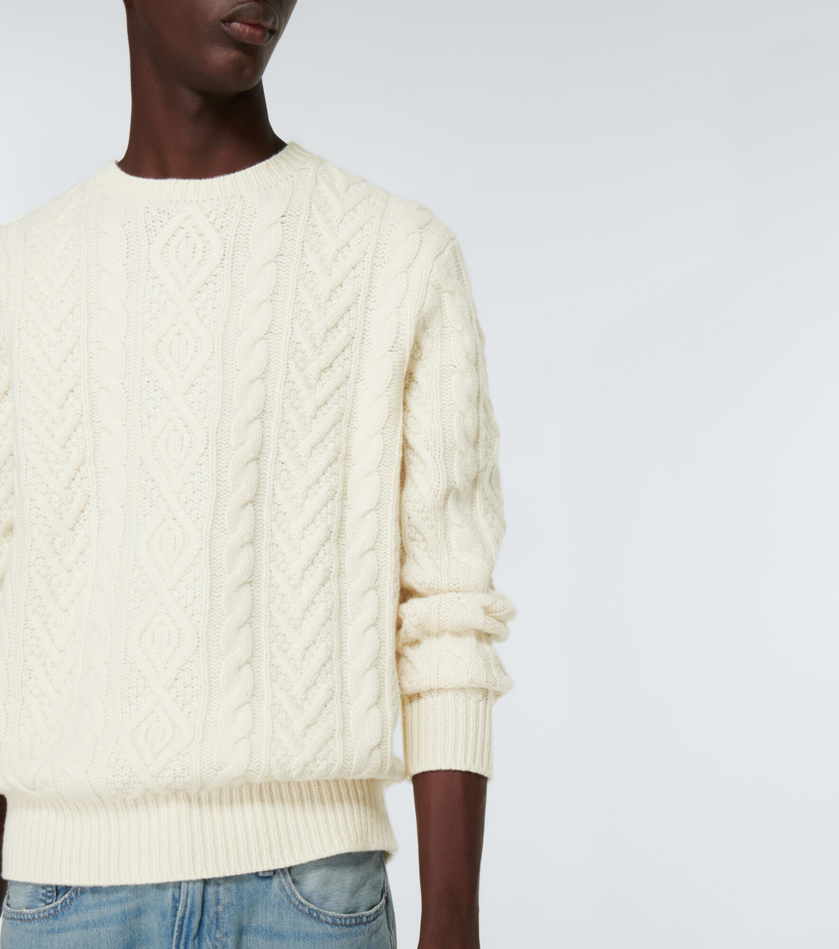 Polo Ralph Lauren - Cable-knit wool and cashmere sweater Polo Ralph Lauren