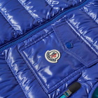 Moncler Men's Ragot Hooded Gilet in Mid Blue