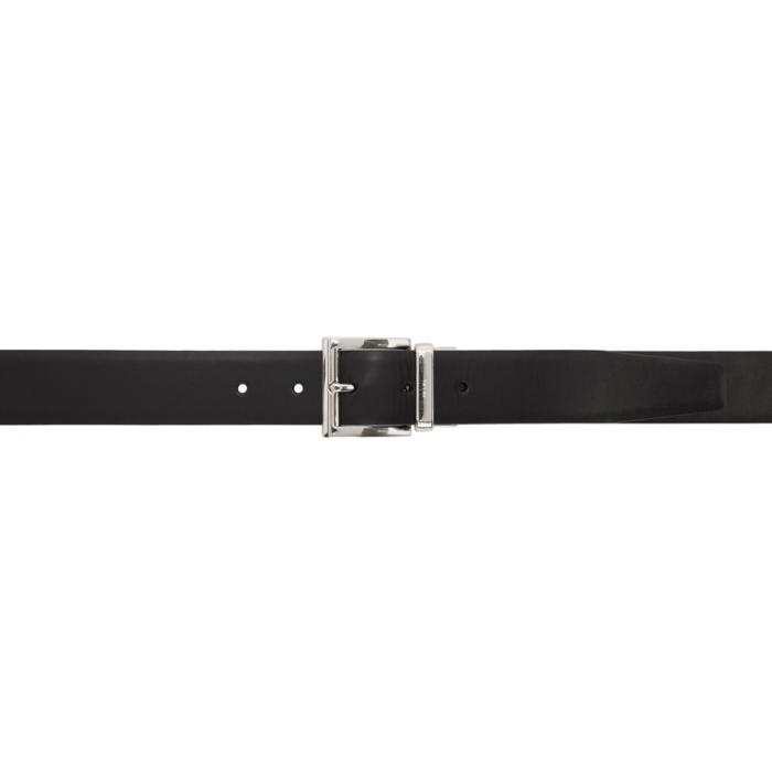 Photo: Prada Reversible Black Leather Belt
