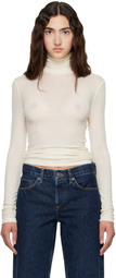 AGOLDE Off-White Pascale Turtleneck