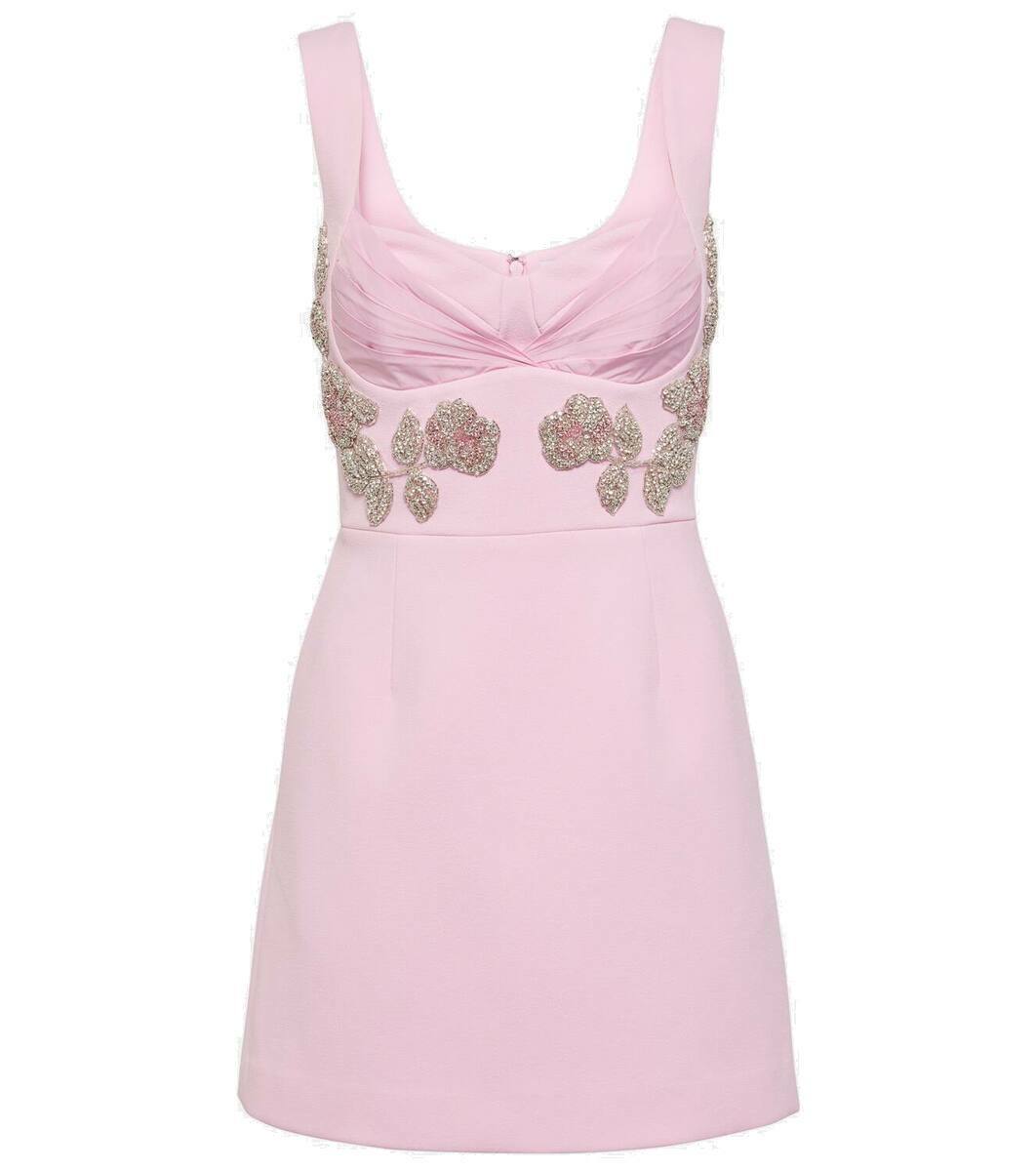 ■ Rebecca Vallance crystal-embellished コルセットドレス Rebecca Vallance Lilah Crystal-Embellished Midi-Dress | Saks