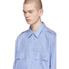 Gucci Blue Piglet Military Shirt