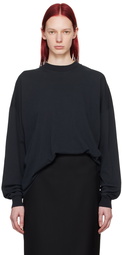 The Row Black Dolino Long Sleeve T-Shirt