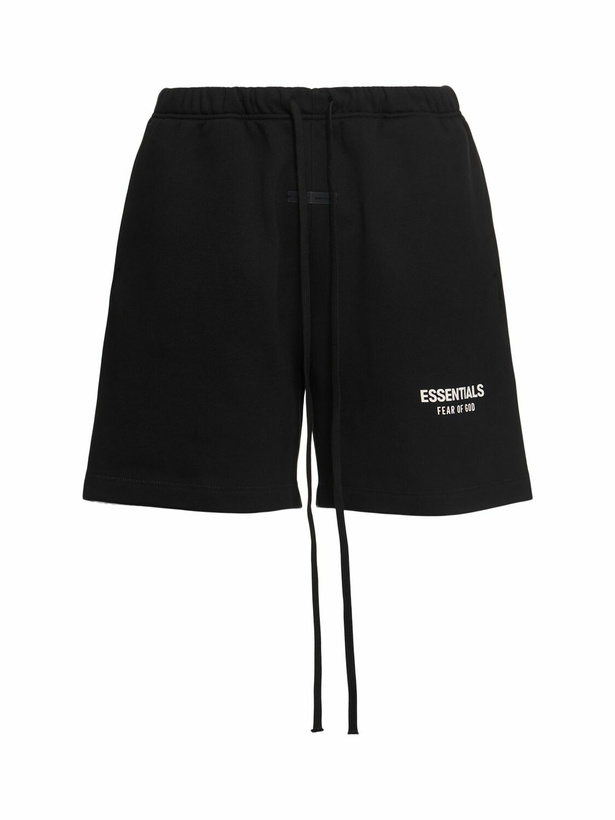 Photo: FEAR OF GOD ESSENTIALS Soccer Fleece Shorts