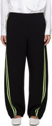 TheOpen Product Black Striped Track Pants