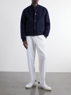 Canali - Reversible Cashmere and Silk-Blend Felt Bomber Jacket - Blue