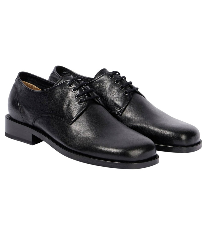 Photo: Lemaire Anatomic leather Derby shoes