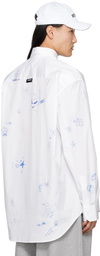 VETEMENTS White Scribbled Shirt