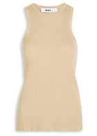 Day Birger ET Mikkelsen Arana Ribbed Cotton-blend Tank Beige