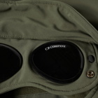 C.P. Company Men's Shell-R Soft Shell Goggle Jacket in Stone Grey