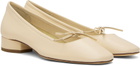 Aeyde Off-White Darya Nappa Ballerina Flats