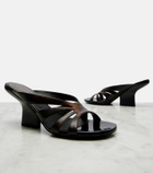 Dries Van Noten Distressed leather mules