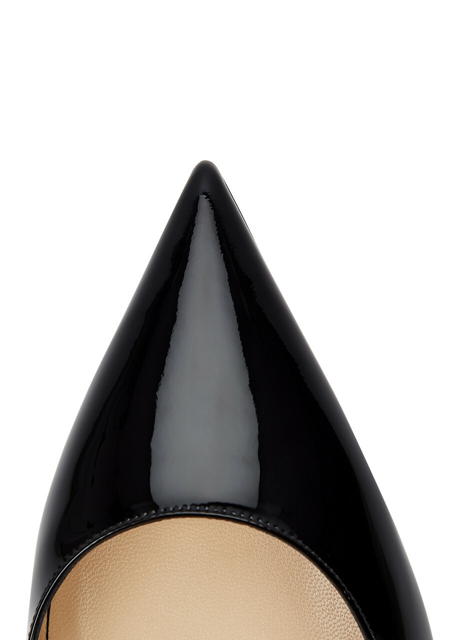 Jimmy Choo Bing 65 Embellished Leather Mules Black Jimmy Choo