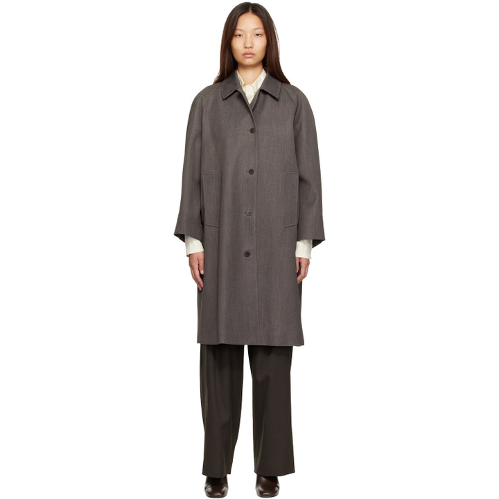 Photo: Nothing Written Brown Balmacaan Coat