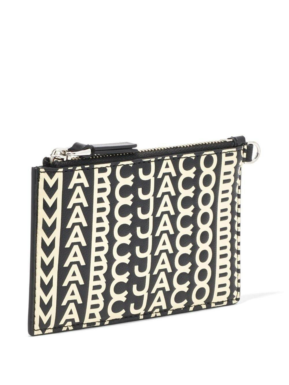 Marc Jacobs Women's The Monogram Top Zip Wristlet Beige Multi