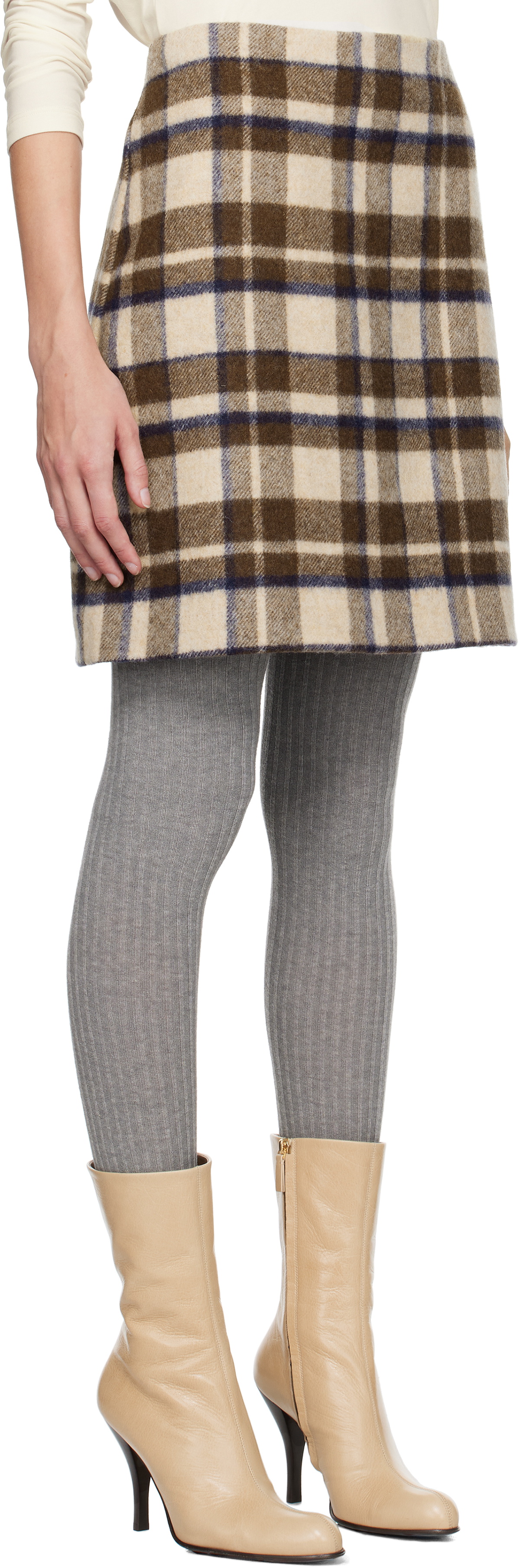 Weekend Max Mara Brown Epoca Midi Skirt