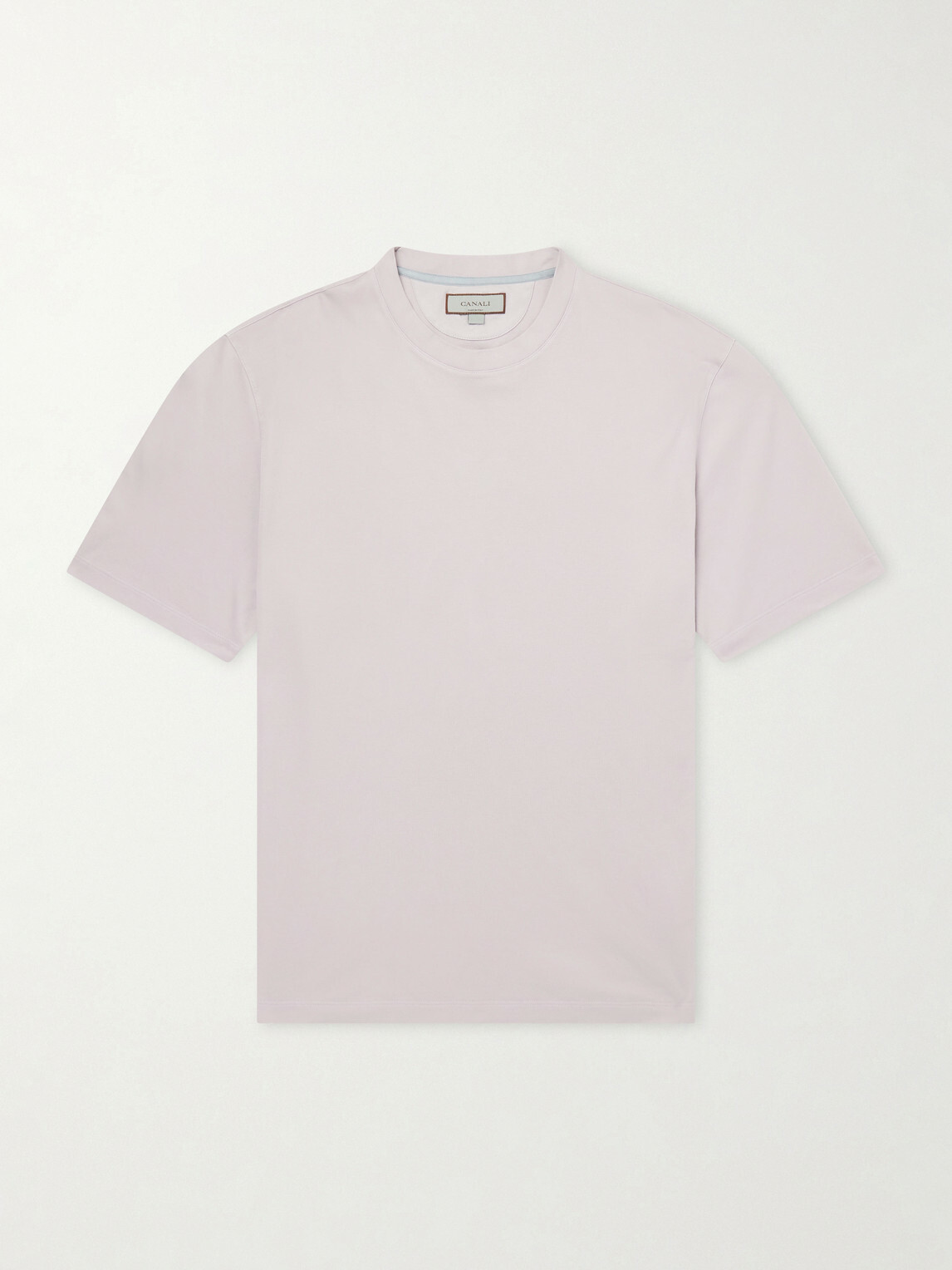Canali - Cotton T-Shirt - Purple